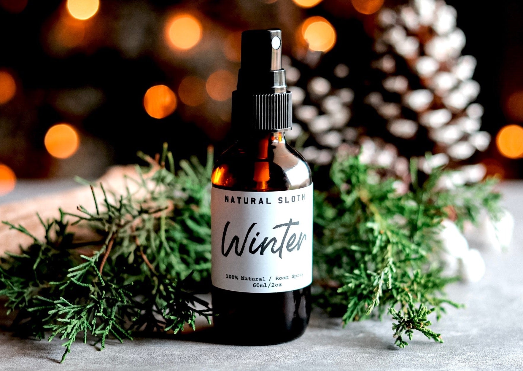 Winter Room and Linen Spray – Natural Sloth
